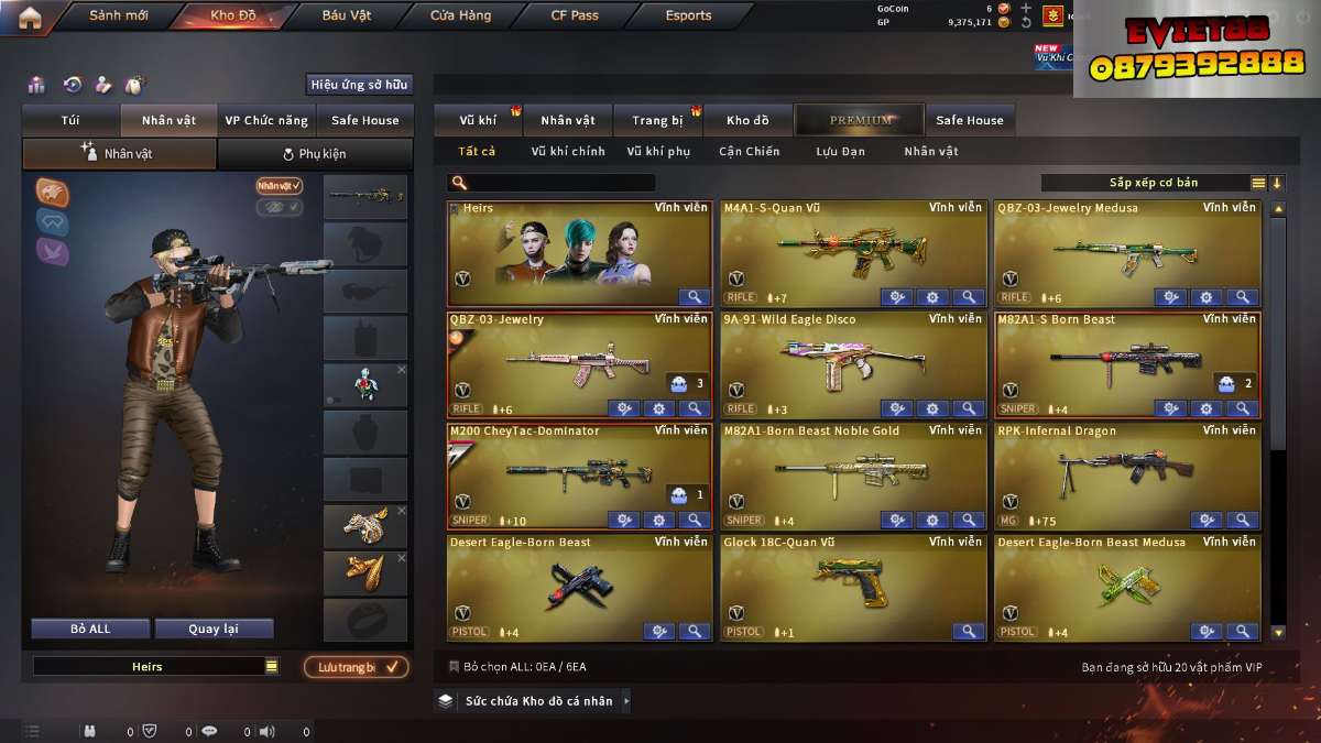 shop acc cf uy tin gia re